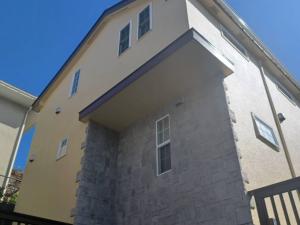 屋根・外壁・ベランダ・ウッドデッキ塗装工事、基礎ストーンプラス塗装工事