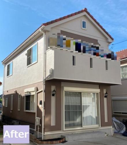 ナノコンポジットFによる施工後の外観写真